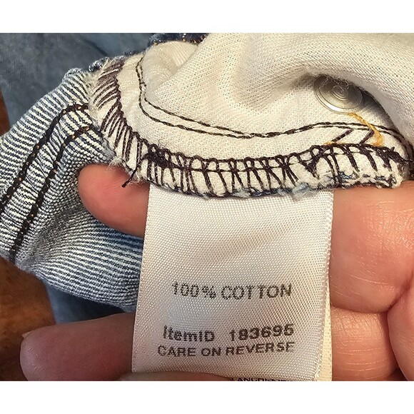 Vintage L.L. Bean Jeans Womens 18R Blue Denim Original Fit Relaxed Elastic Waist - Picture 6 of 9